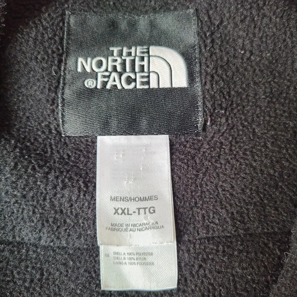 The North Face Polartec Fleece Vest Mens XXL Black Full Zip Outdoor A195